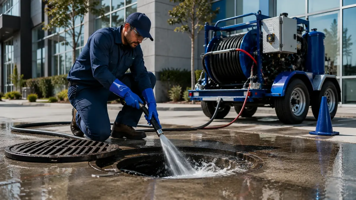 Commercial Hydro Jet Drain Cleaning in Moraga