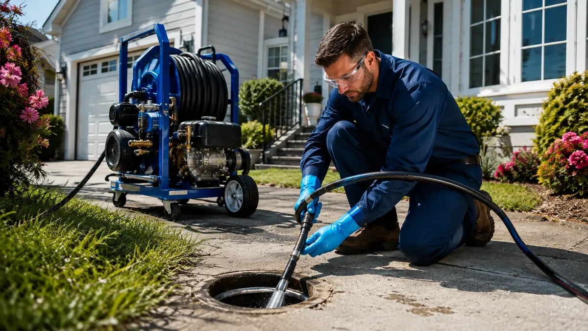 Residential Hydro Jet Drain Cleaning in Moraga